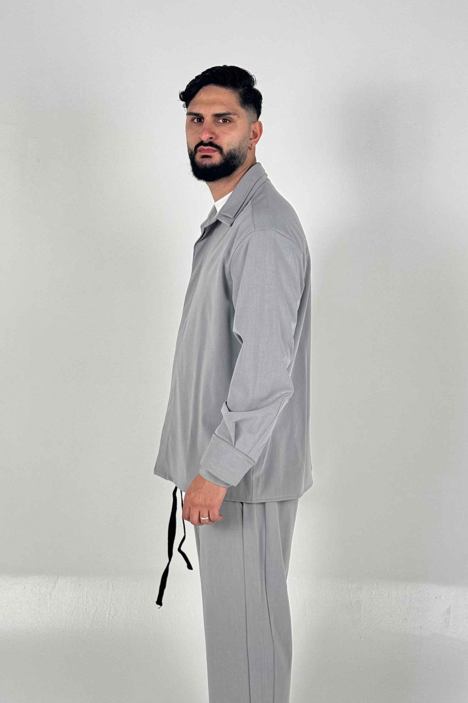 Coordinato Double Pocket Grigio