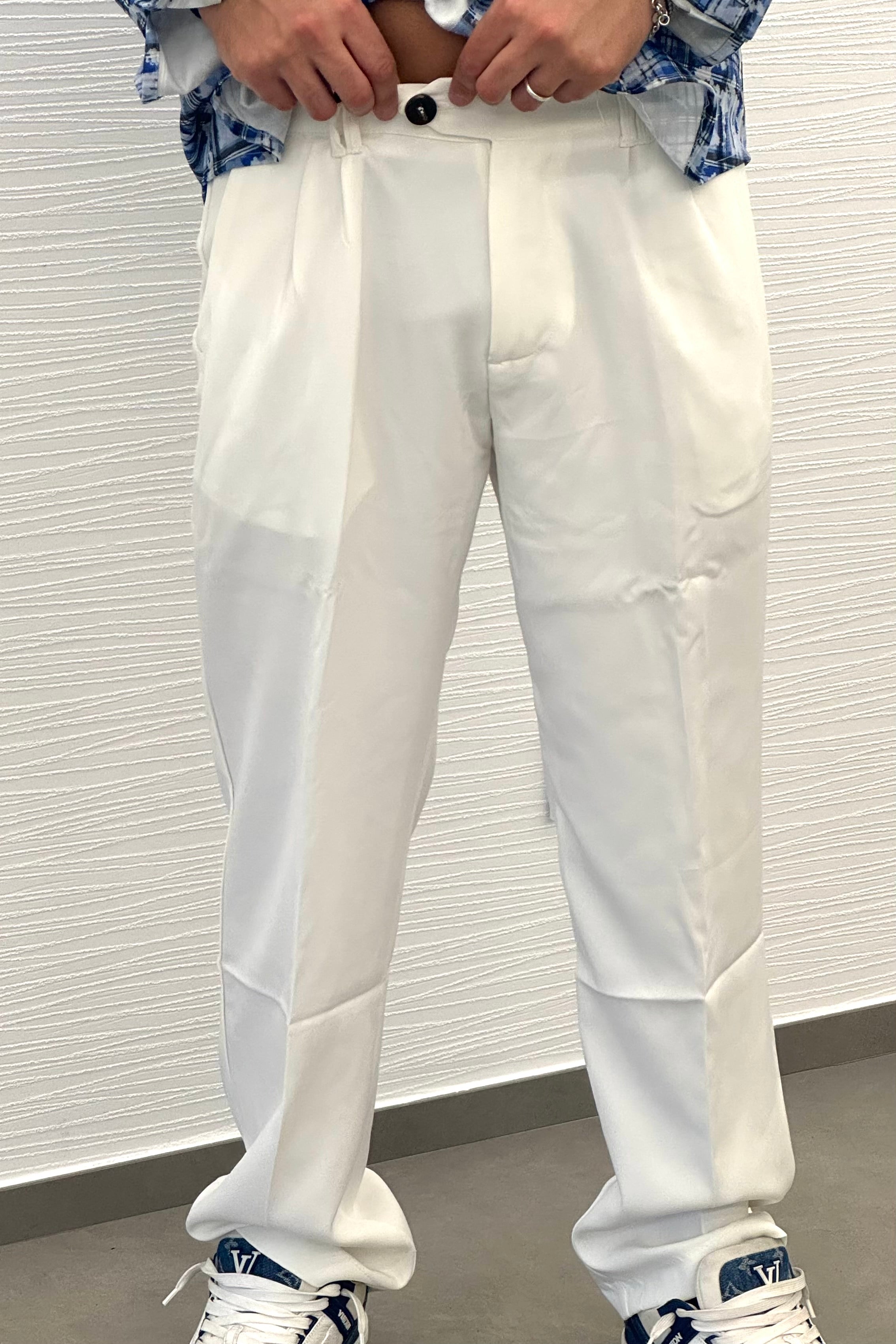 Pantalone Lisbona Bianco