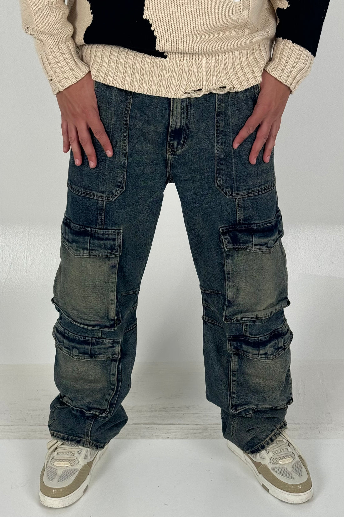 Jeans Cargo Tasconato