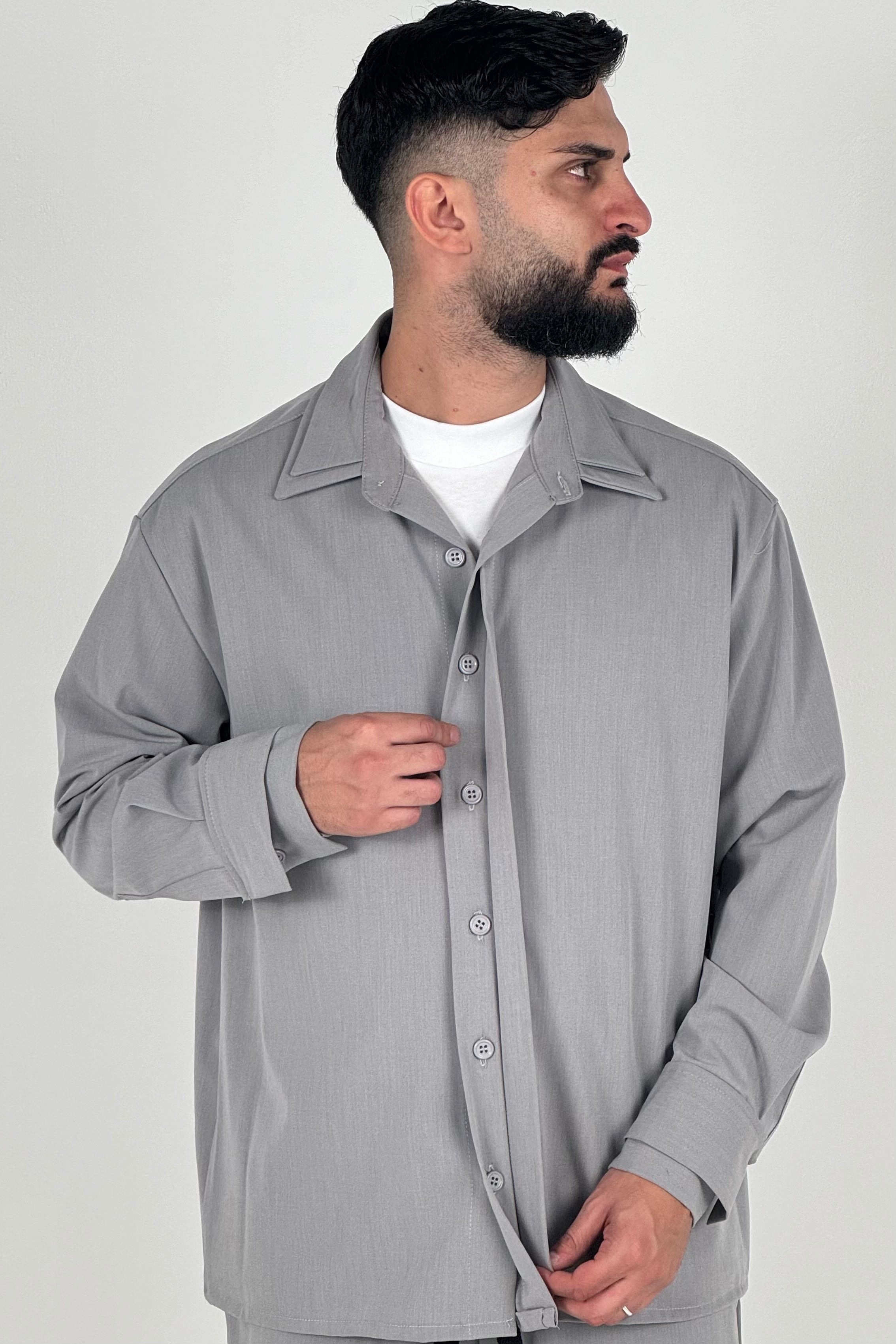 Coordinato Double Pocket Grigio